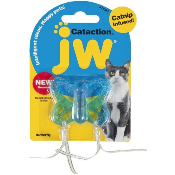 JW Pet Cataction Catnip Infused Butterfly Interactive Cat Toy  - 1 count