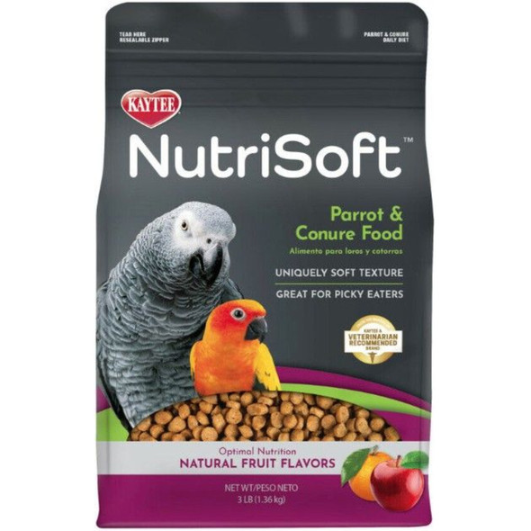 Kaytee NutriSoft Conure and Parrot Food - 3 lb