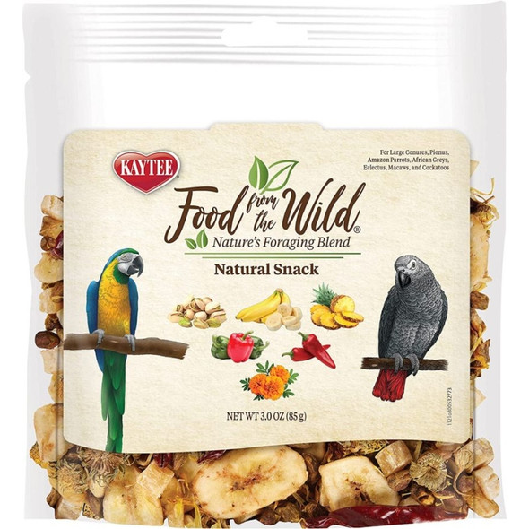 Kaytee Food From the Wild Natural Snack for Large Birds - 3 oz
