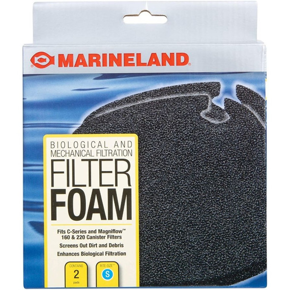 Marineland Rite-Size S Filter Foam - Fits C160 & C220 (2 Pack)