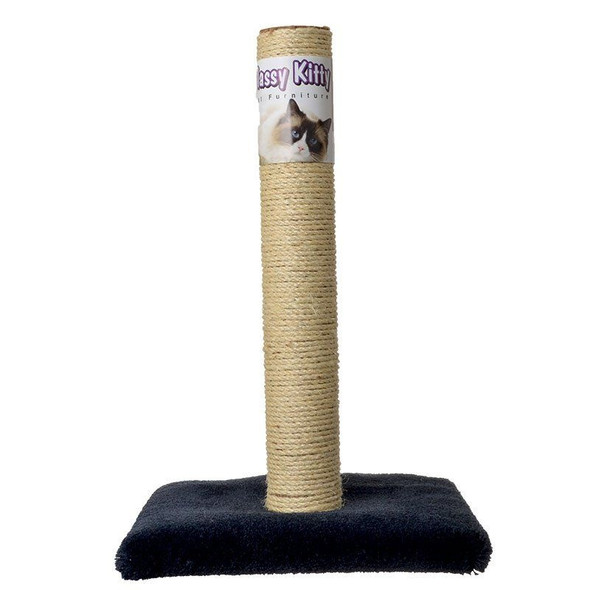 Classy Kitty Cat Sisal Scratching Post - 26in. High (Assorted Colors)
