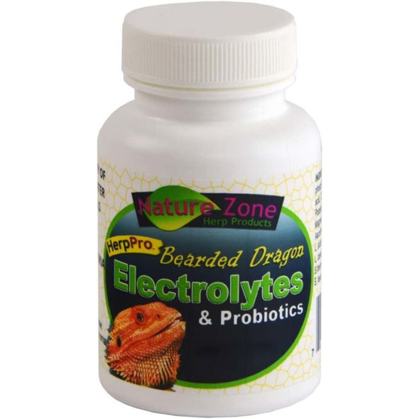 Nature Zone Herp Pro Bearded Dragon Electrolytes and Probiotics - 2.8 oz