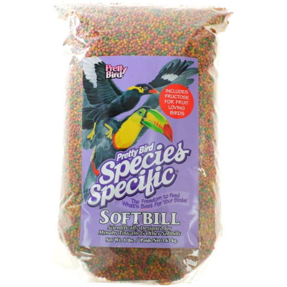 Pretty Pets Species Specific Softbill Bird Food - 8 lb