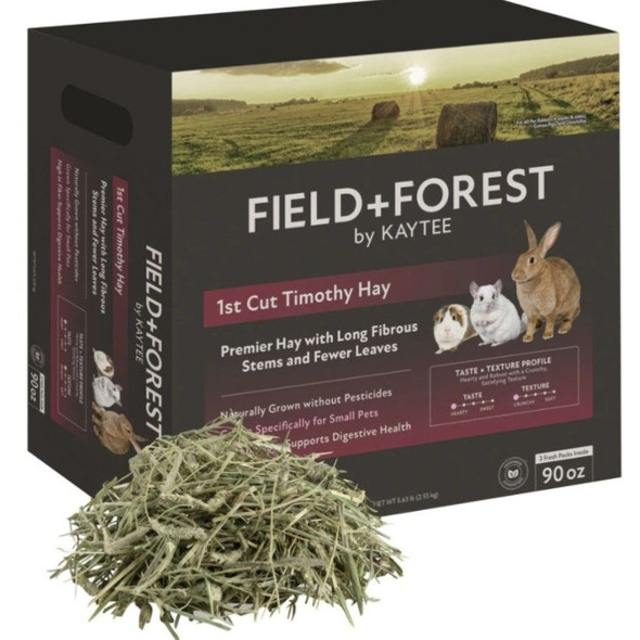 Kaytee Field and Forest First Cut Timothy Hay - 90 oz