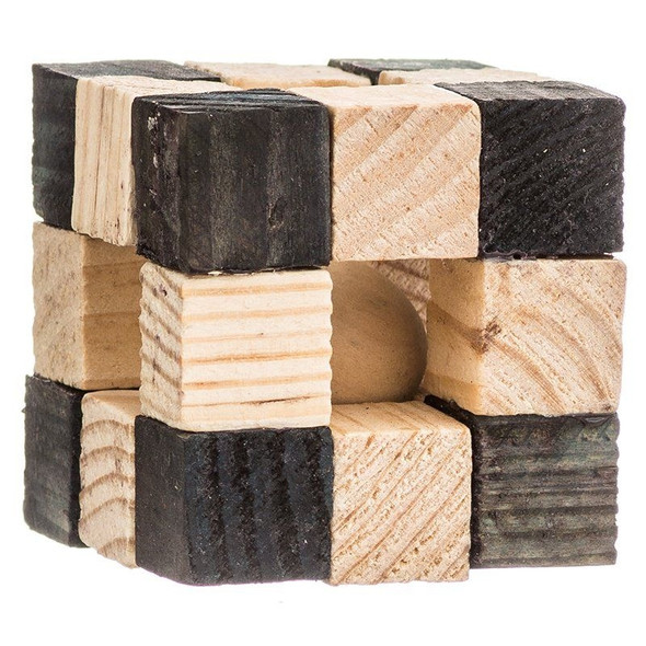 Kaytee Natural Chew 'N Cube Toy - Cube Chew Toy - (2"L x 2"W x 2"H)