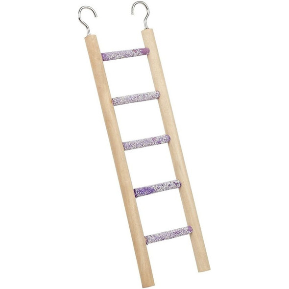 Penn Plax Trimmer Wood and Cement Ladder for Small Birds - 7 step - 1 count
