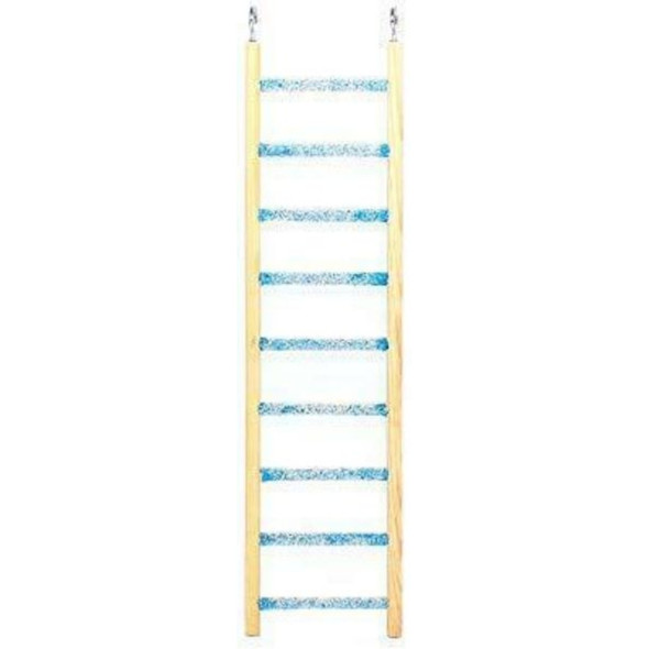 Penn Plax Trimmer Wood and Cement Ladder for Small Birds - 9 step - 1 count