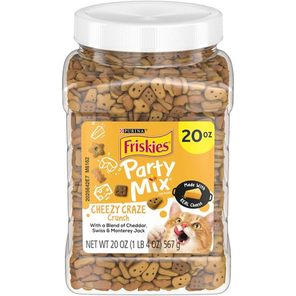 Friskies Party Mix Crunch Treats Cheezy Craze - 20 oz