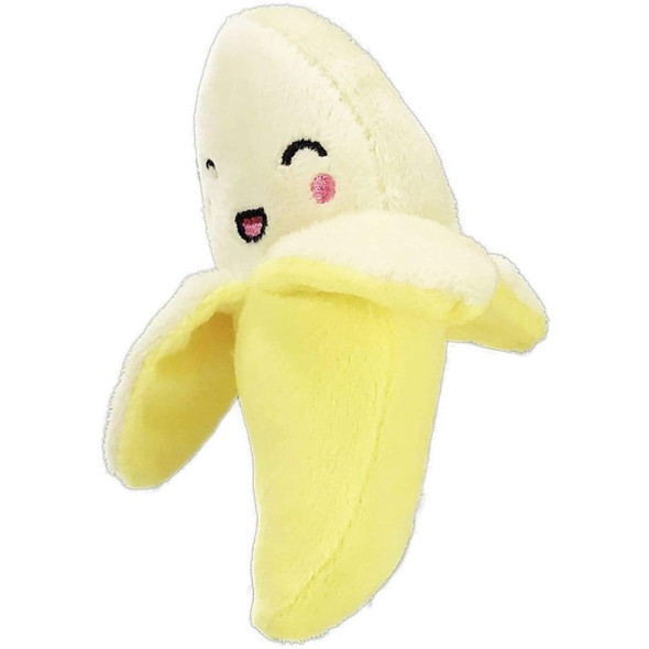 Petsport Tiny Tots Foodies Banana Plush Dog Toy - 1 count