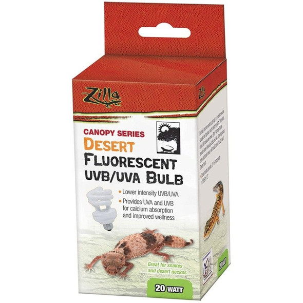 Zilla Canopy Series Desert Fluorescent UVB/UVA Bulb - 1 Count