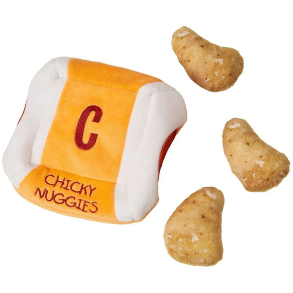 Cosmo Furbabies Chicken Nugget Plush Puzzle for Dogs - 1 count