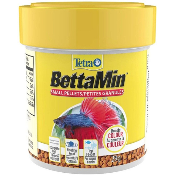 Tetra BettaMin Small Floating Pellets - 1.02 oz