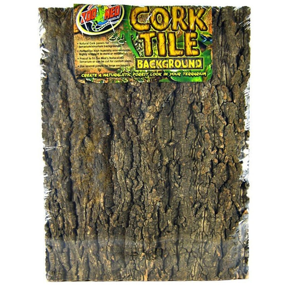 Zoo Med Natural Cork Tile Terrarium Background - X-Large (24" Long x 18" Wide)