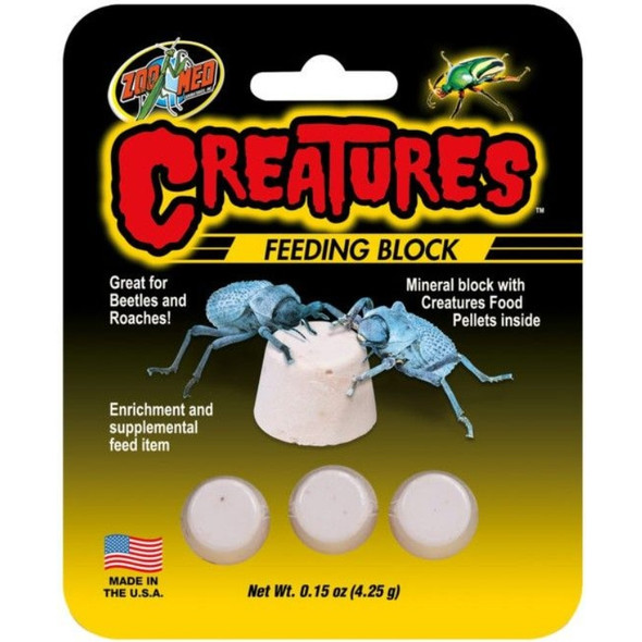 Zoo Med Creatures Feeding Block - .15 oz