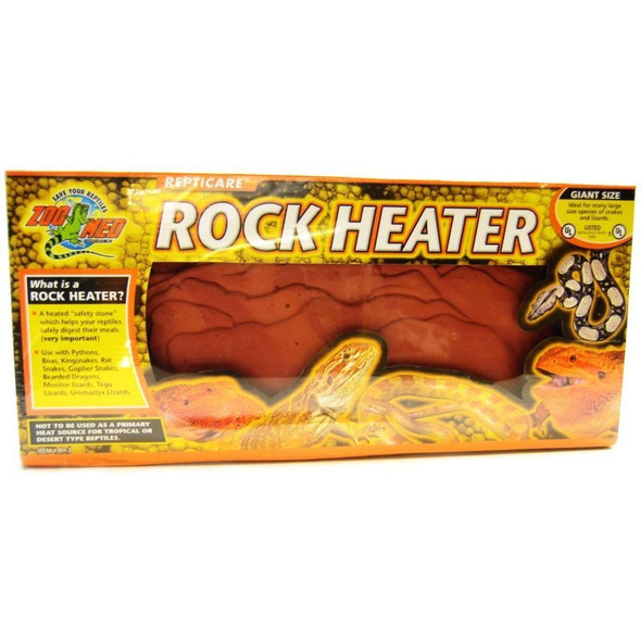 Zoo Med ReptiCare Rock Heater - Giant - 16" Long x 7" Wide (40-100 Gallons)