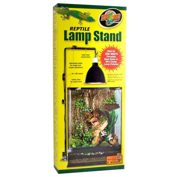 Zoo Med Reptile Lamp Stand - 36" Max Height  - 15" Max Horizontal Arm Length