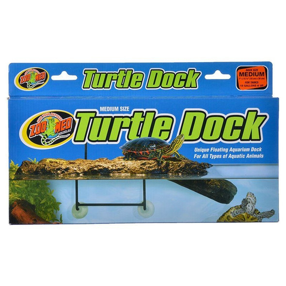Zoo Med Floating Turtle Dock - Medium - 15 Gallon Tanks (15.5" Long x 7" Wide)