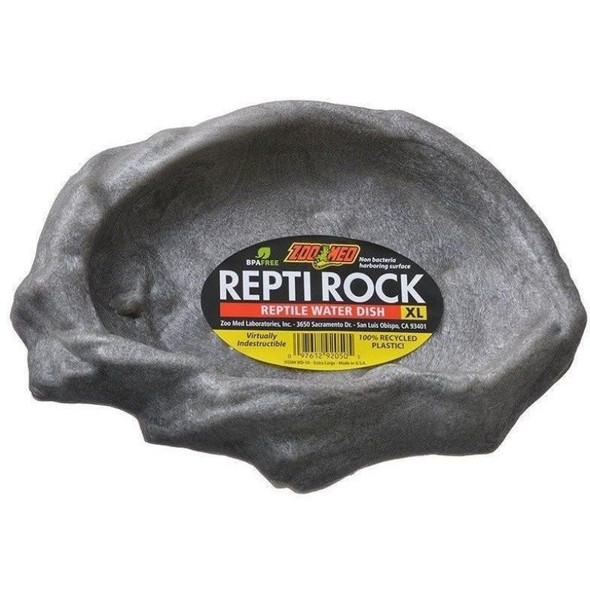 Zoo Med Repti Rock - Reptile Water Dish - X-Large (11.5" Long x 8" Wide)