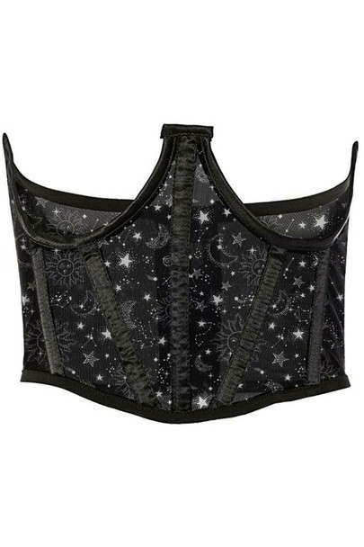 Shop Daisy Corsets Lingerie & Outerwear Corsetry-Lavish Celestial Mesh Open Cup Waist Cincher