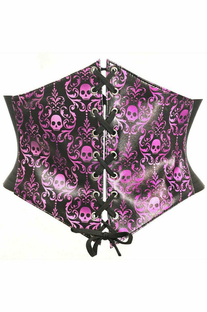 Shop Daisy Corsets Lingerie & Outerwear Corsetry-Lavish Purple Gothic Lace-Up Corset Belt Cincher