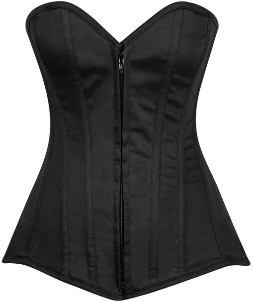 Shop Daisy Corsets Lingerie & Outerwear Corsetry-Lavish Black Cotton OverBust Corset