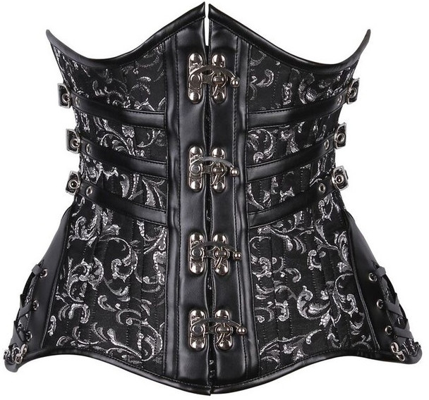 Shop Daisy Corsets Lingerie & Outerwear Corsetry-Top Drawer Curvy Steampunk Steel Double Boned UnderBust Corset