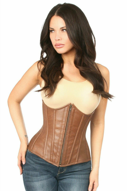 Shop Daisy Corsets Lingerie & Outerwear Corsetry-Top Drawer Faux Leather UnderBust Corset