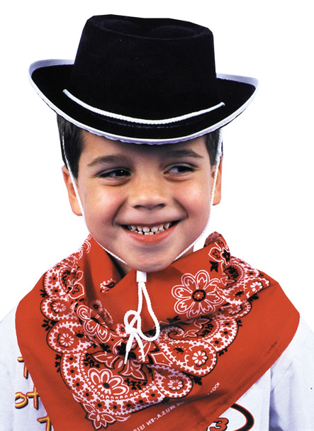 Cowboy Hat Black Child Costume Black