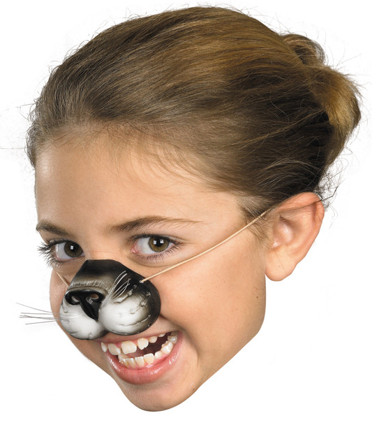 Women's Black Cat Nose With Elastic Band