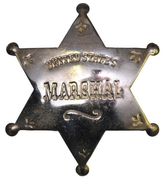 Badge US Marshall Adult