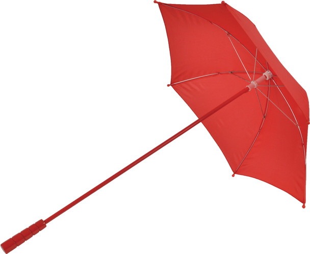 Women's 28" Nylon Parasol Red