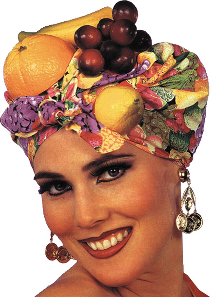 Latin Lady Fruit Head-Piece Adult