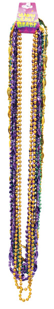 48" Beads Mardi Gras-Pack Of 12 Adult