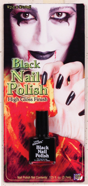 Nail Polish Black Adult