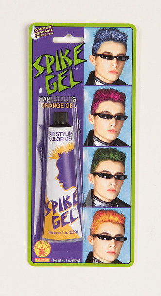 Spike Hair Gel Green Adult