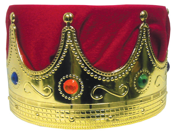 Men's Crown Kings With Turban Adult Red