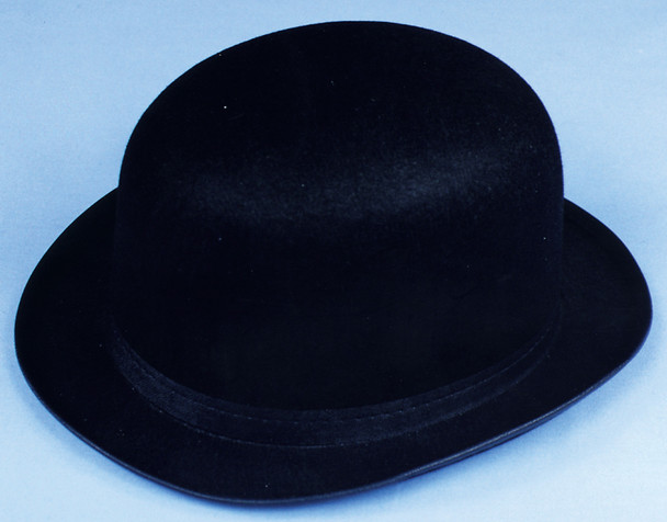 Men's Derby Hat Felt Adult Black Medium (22 ½" C)