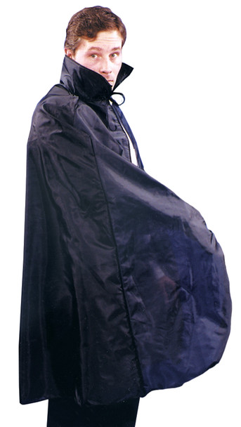 45" Taffeta Cape Adult Black