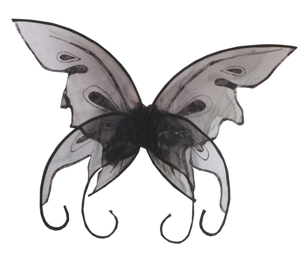 Women's Butterfly Wings Black