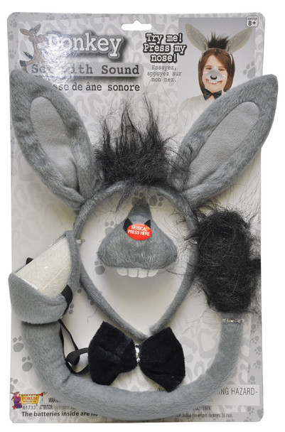 Donkey Set With Sound Adult