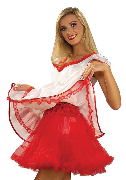 Women's 19" Crinoline Red