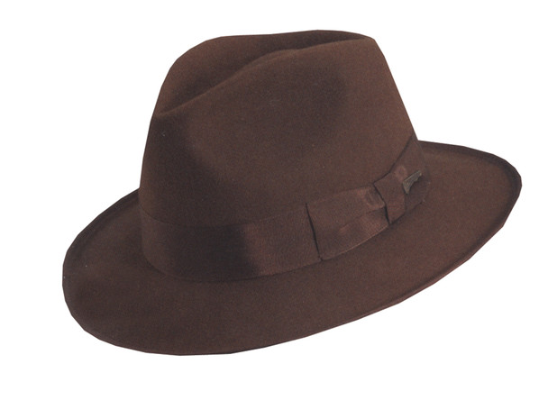 Men's Indiana Jones Hat Deluxe Adult Large (23" C)