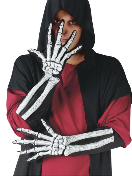 Skeleton Glove & Wrist Bone Adult