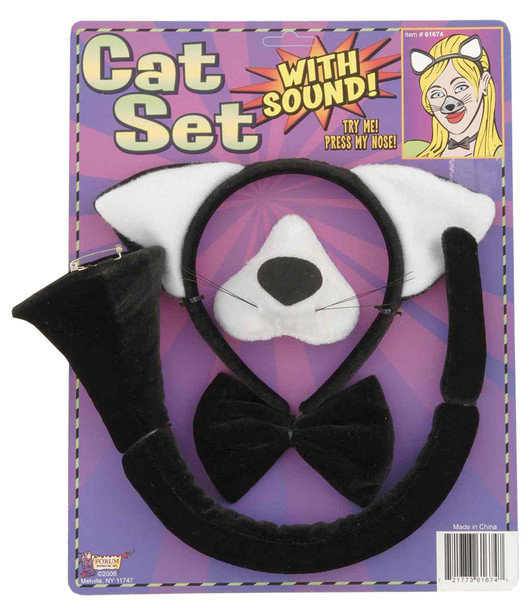 Cat Set With Sound Adult