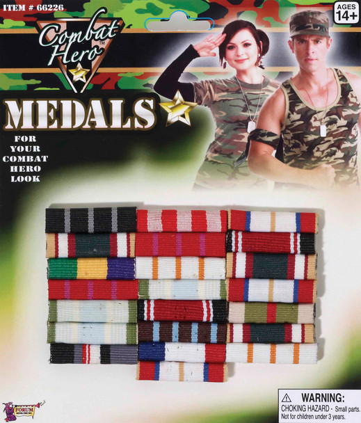 Combat Hero Bar Medals Adult