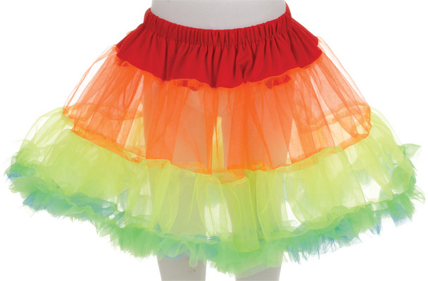 Girl's Tutu Skirt Child Costume Rainbow