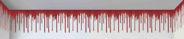 20' X 4' Dripping Blood Border