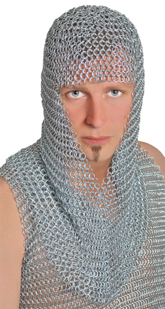 Chainmail Hood Long Adult