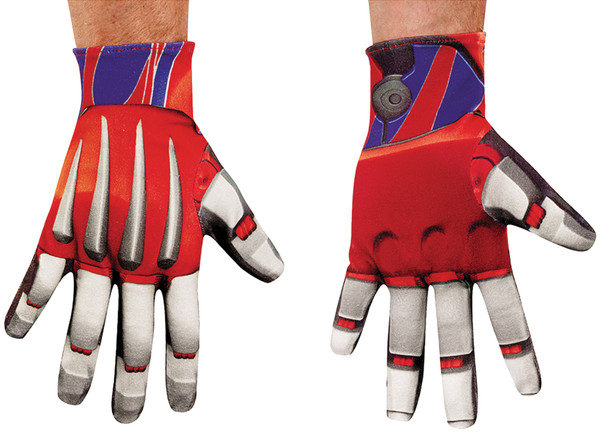 Optimus Prime Gloves-Transformers Adult