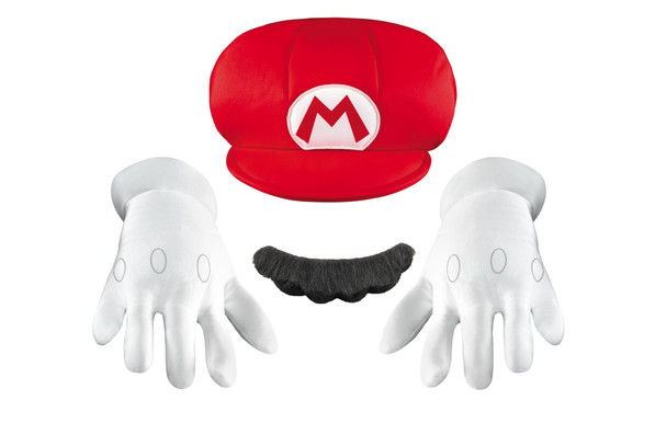 Boy's Mario Accessory Kit-Super Mario Brothers Child Costume